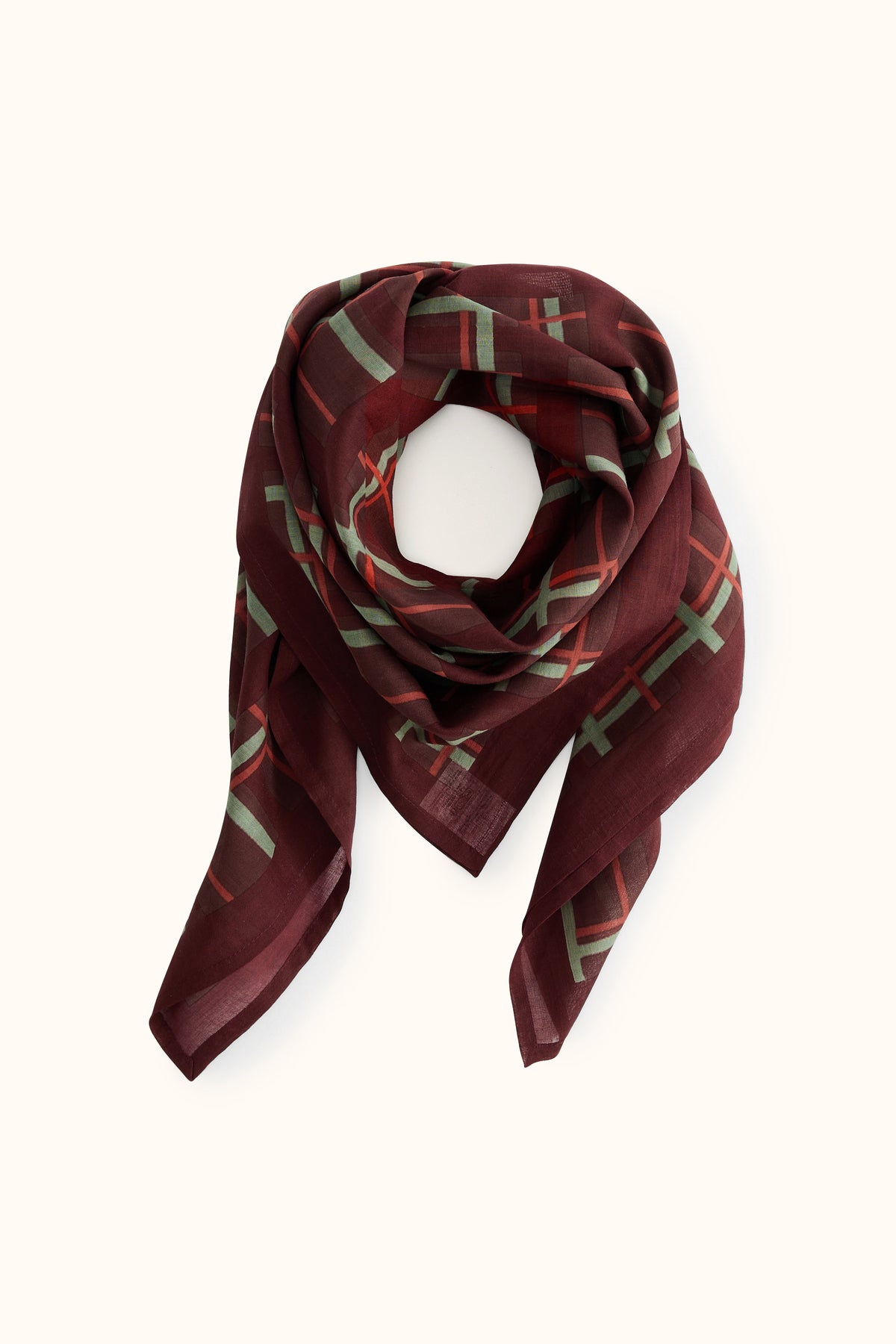 Big Foulard Dupatta en voile de coton