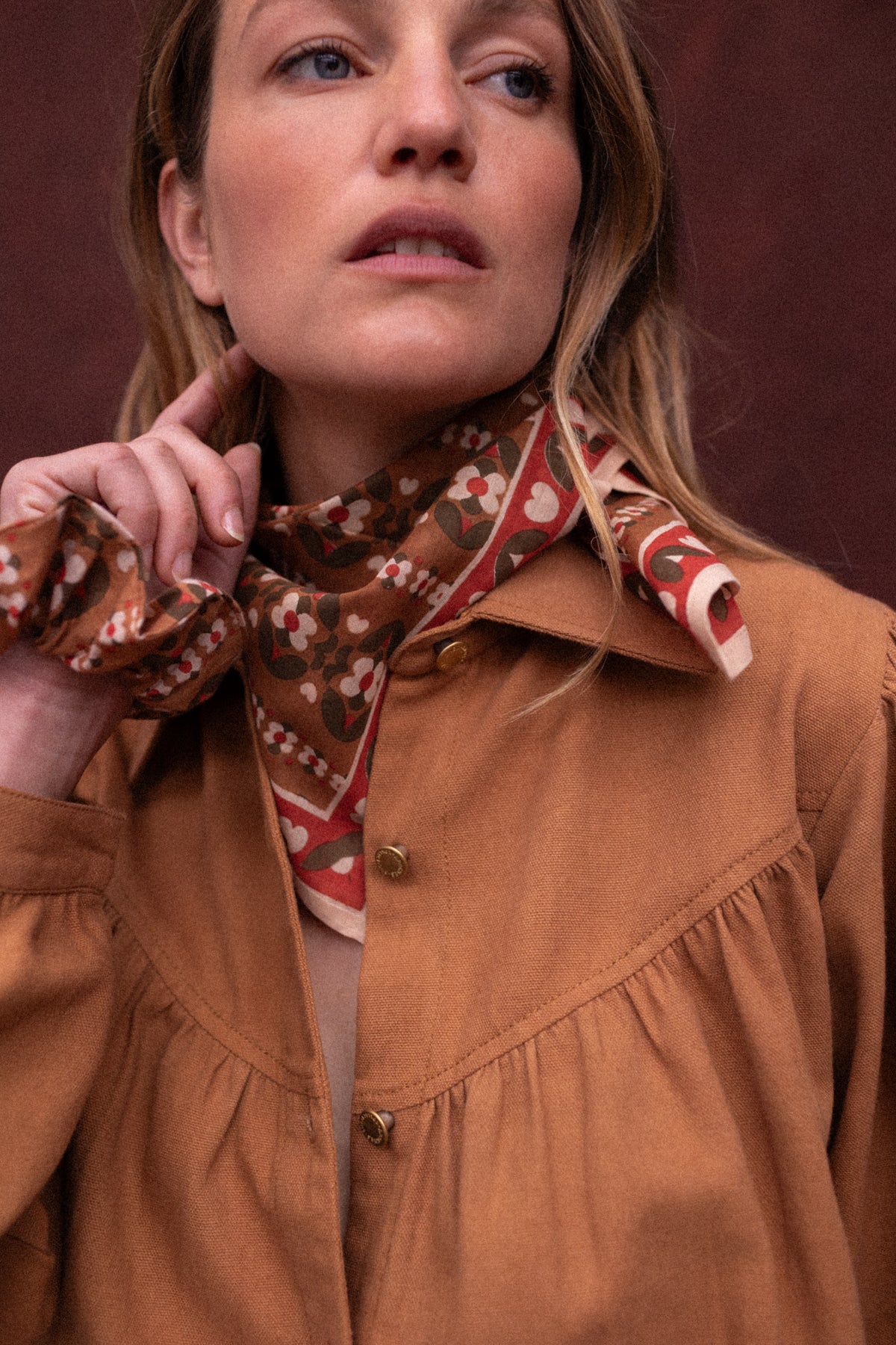 Foulard Falala en voile de coton
