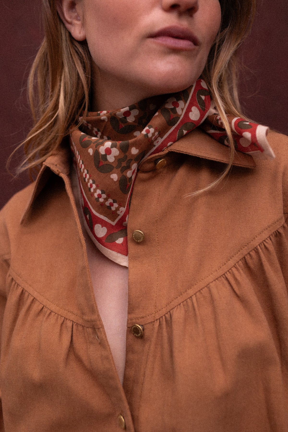 Foulard Falala en voile de coton