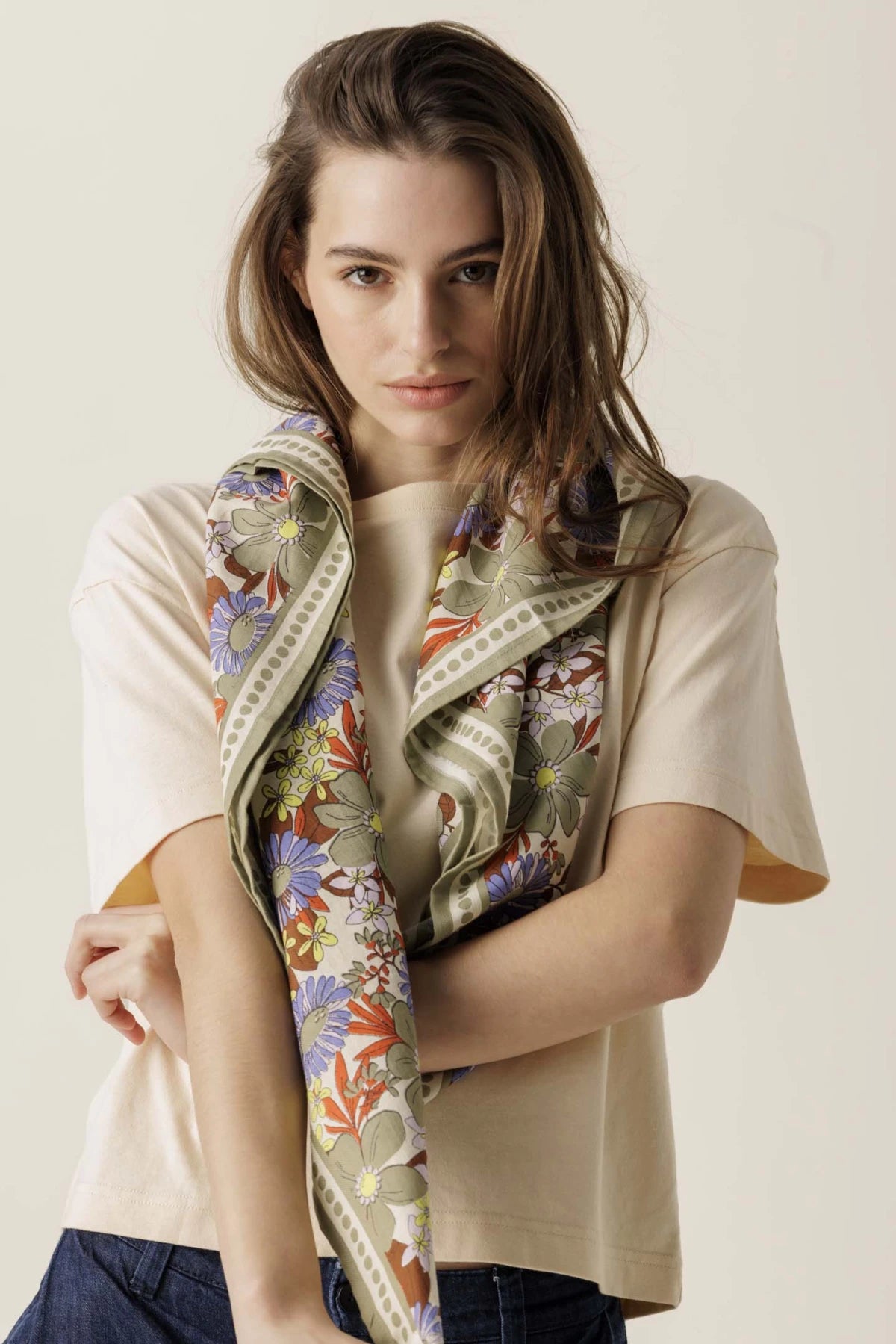 Big Latika Bouquet Scarf