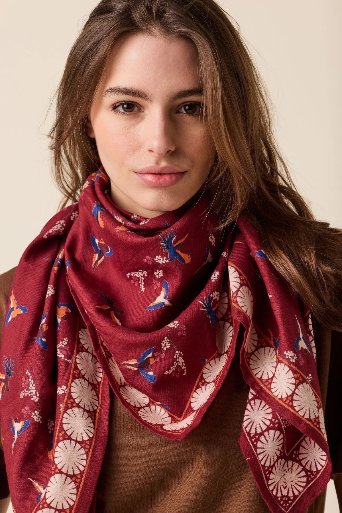 Big Latika Cherry Scarf