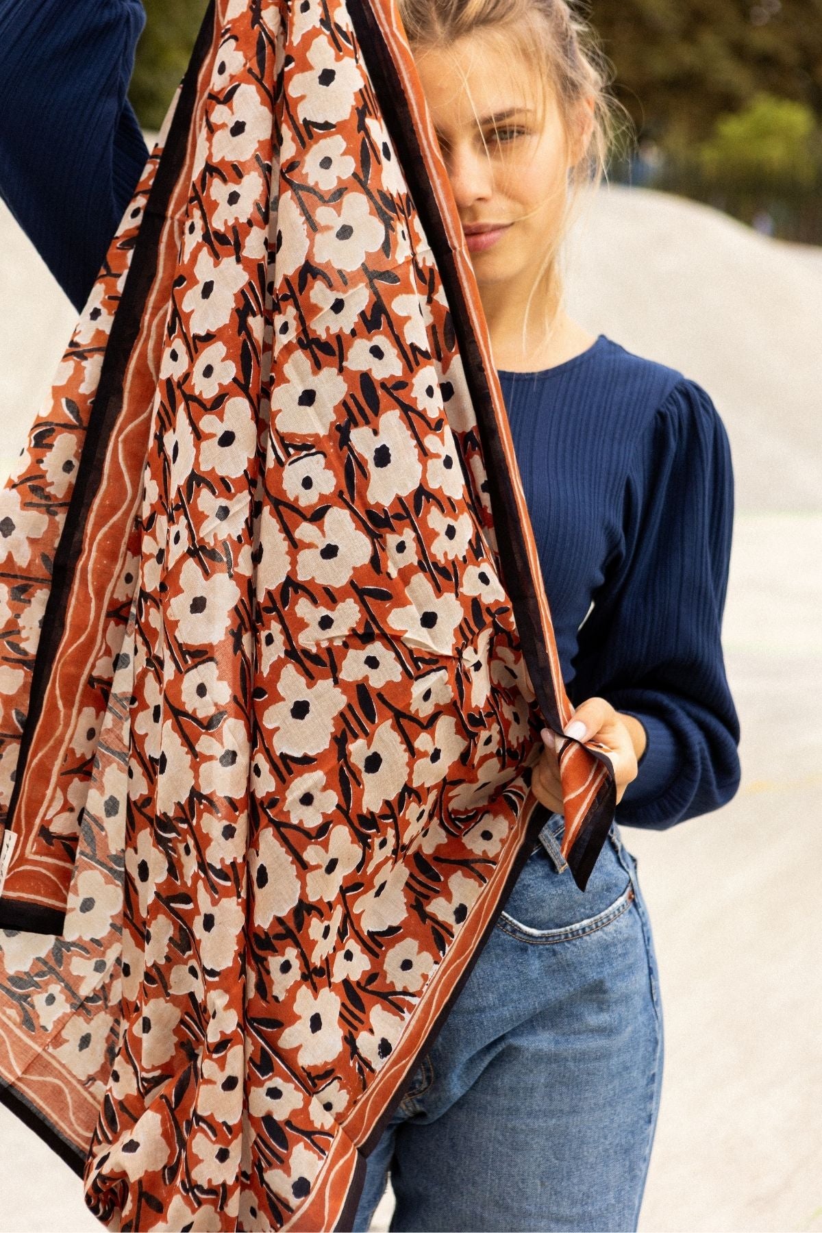 Large Cotton Dupatta Scarf