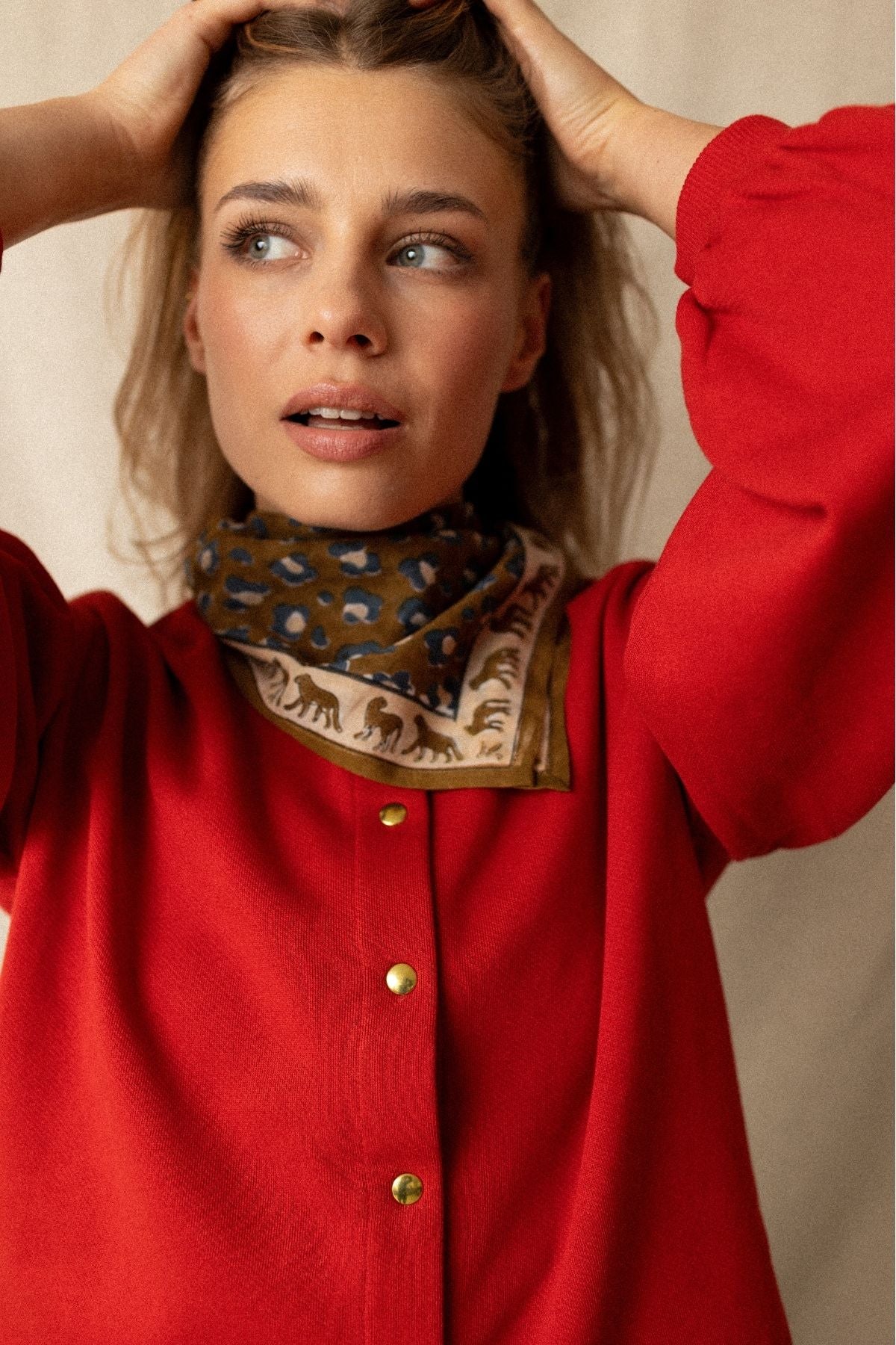 Small Dupitta Cotton Foulard