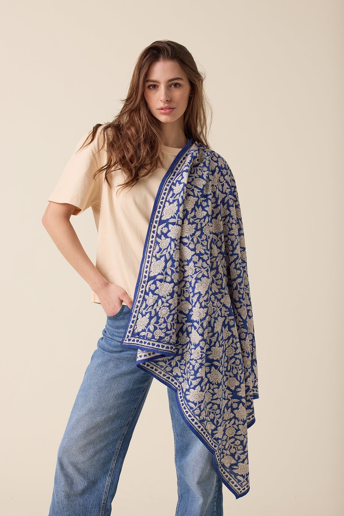 Imperfect Latika Large Scarf