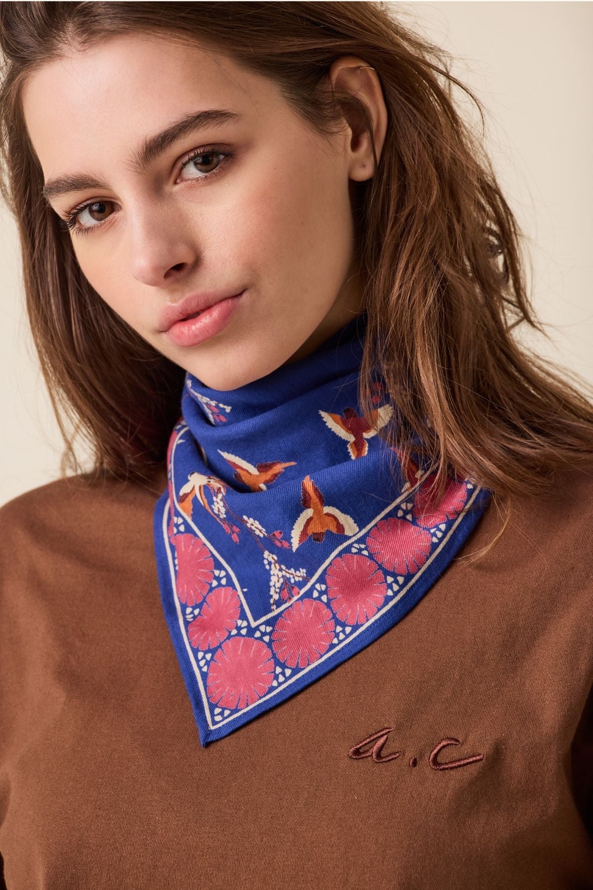 Manika Cherry Scarf