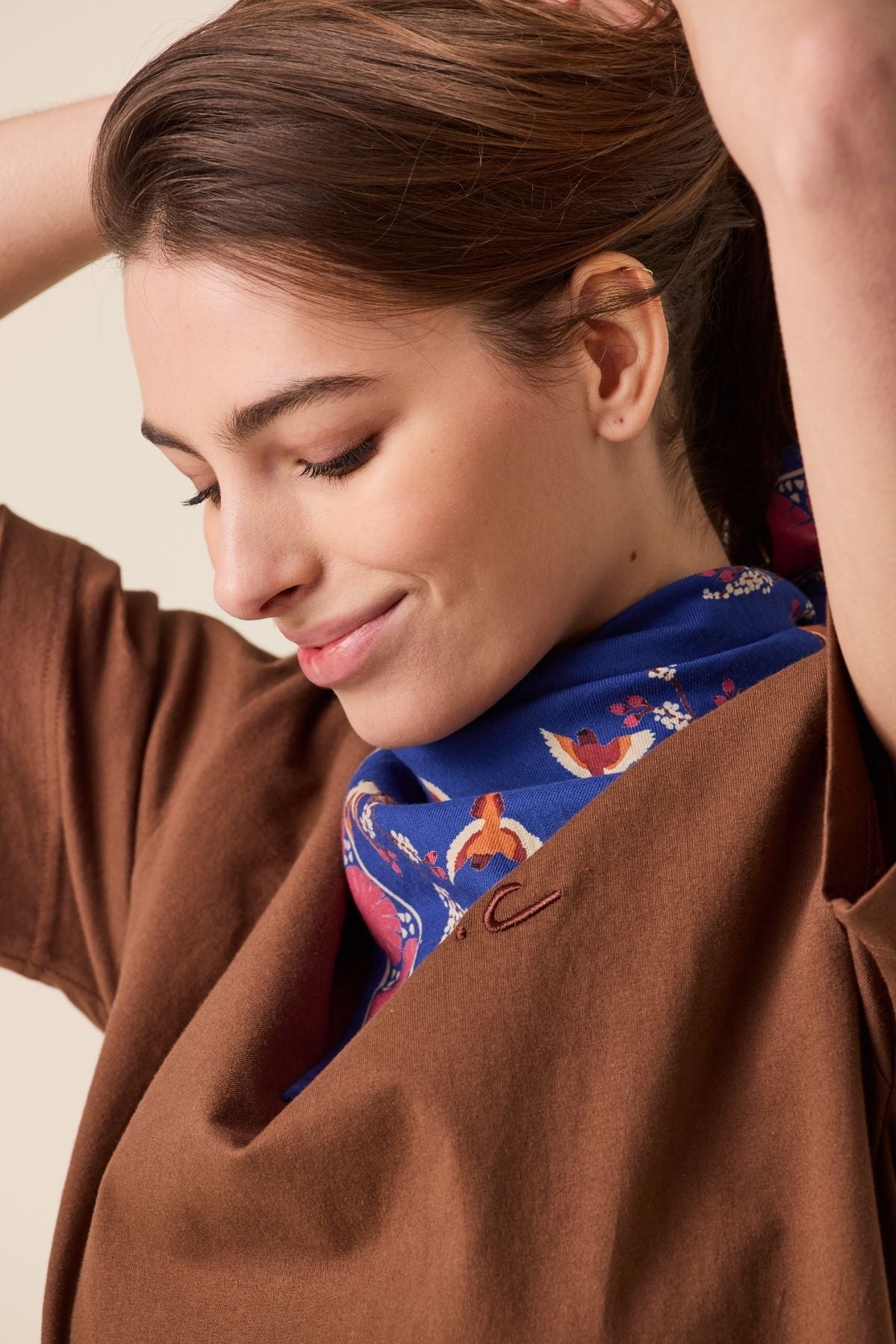 Manika Cherry Scarf