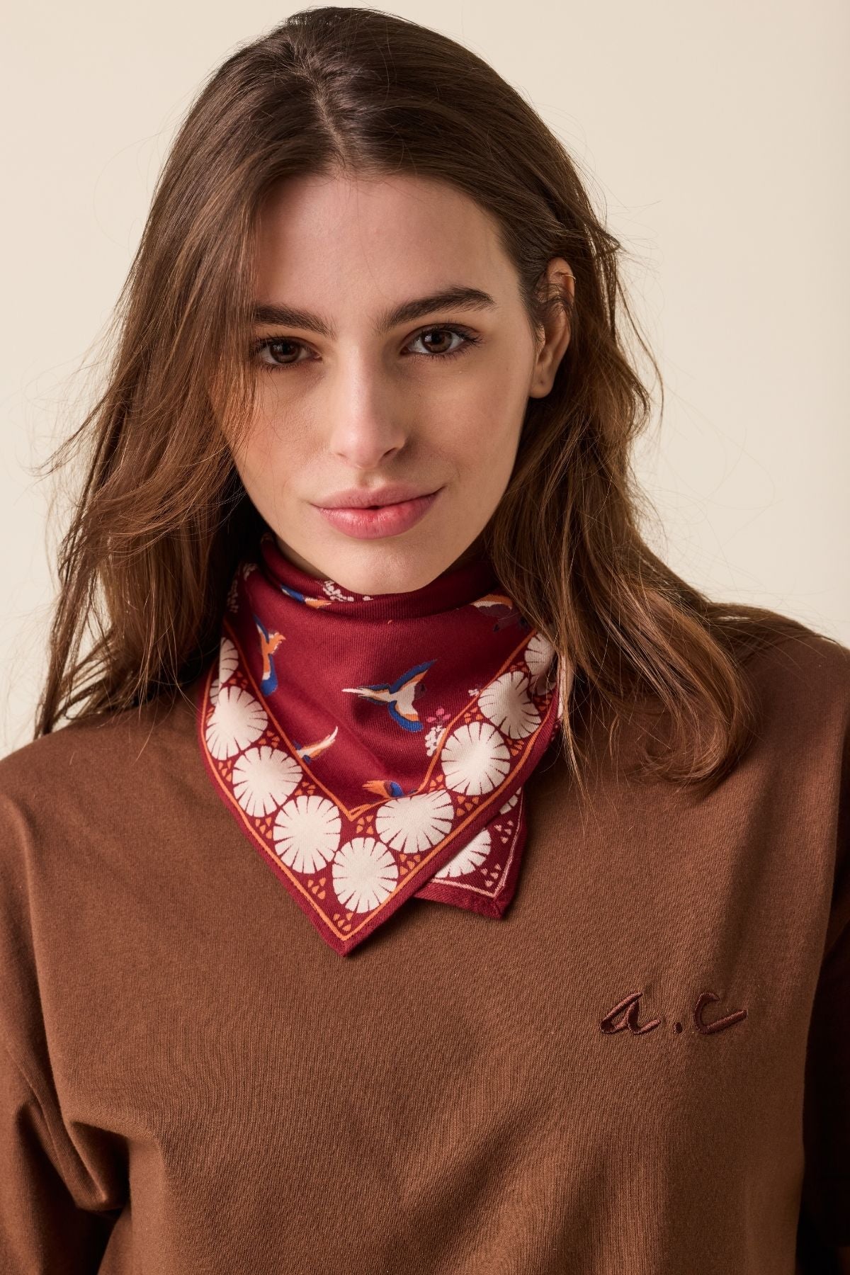 Small Manika Cherry Scarf