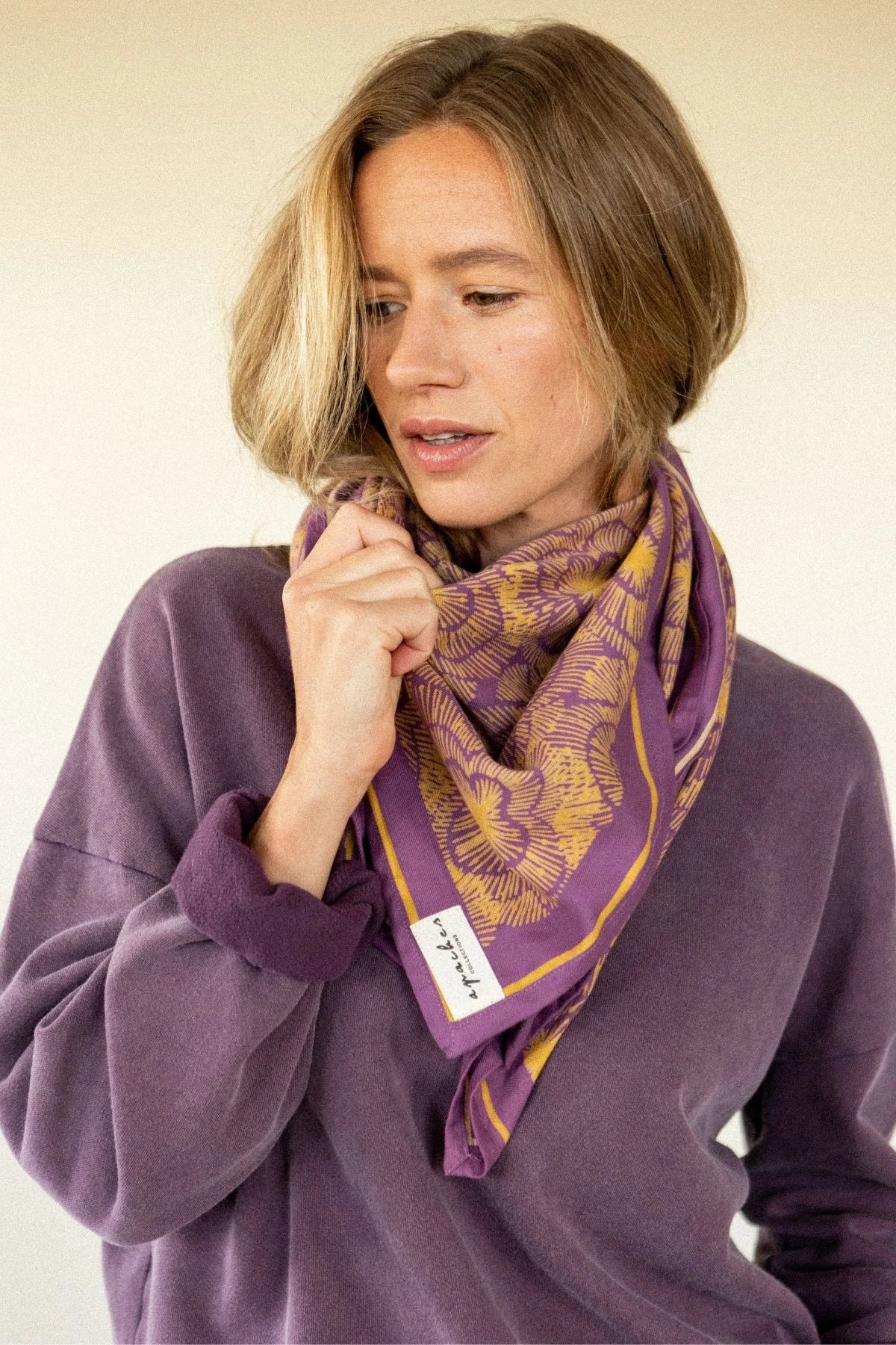 Large imperfect Latika scarf