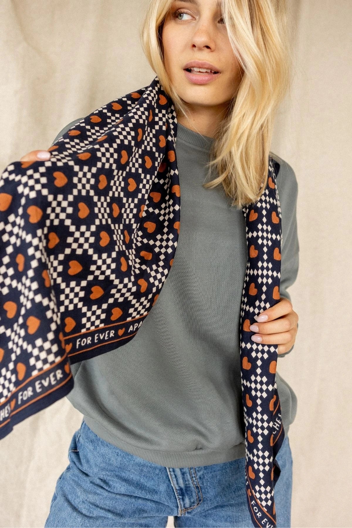 Imperfect Latika Large Scarf