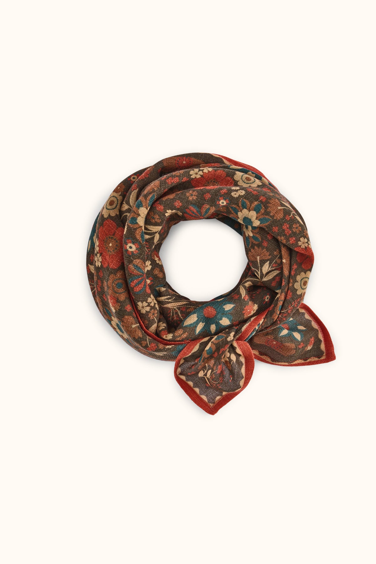 Large Fiza wool scarf