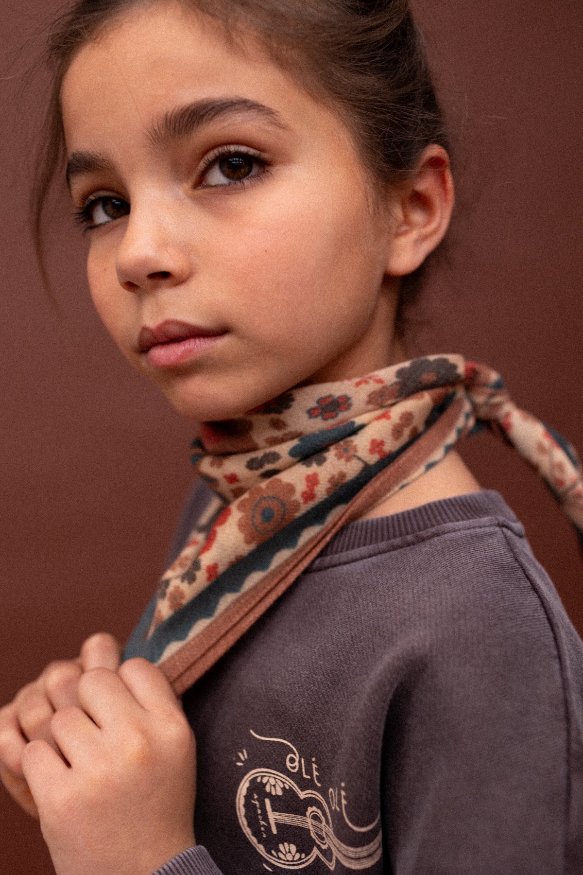 Small Foulard en laine Farzana