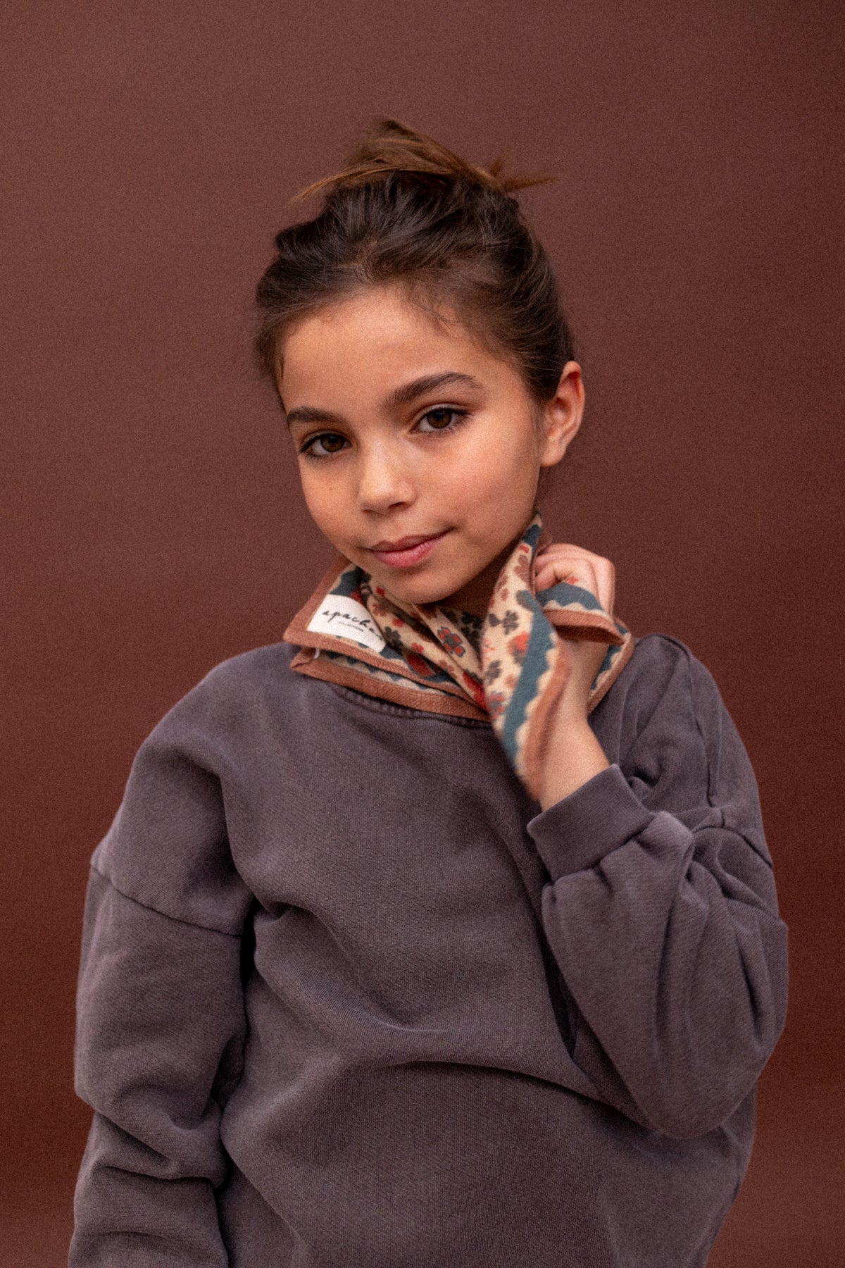 Small Foulard en laine Farzana