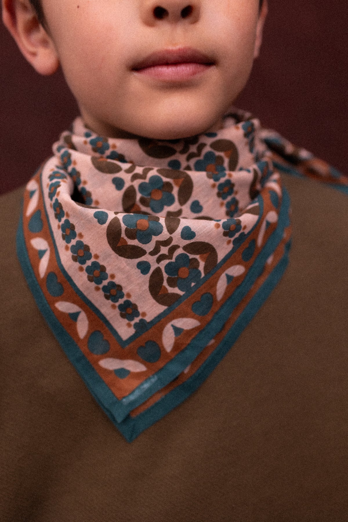 Foulard Falala en voile de coton