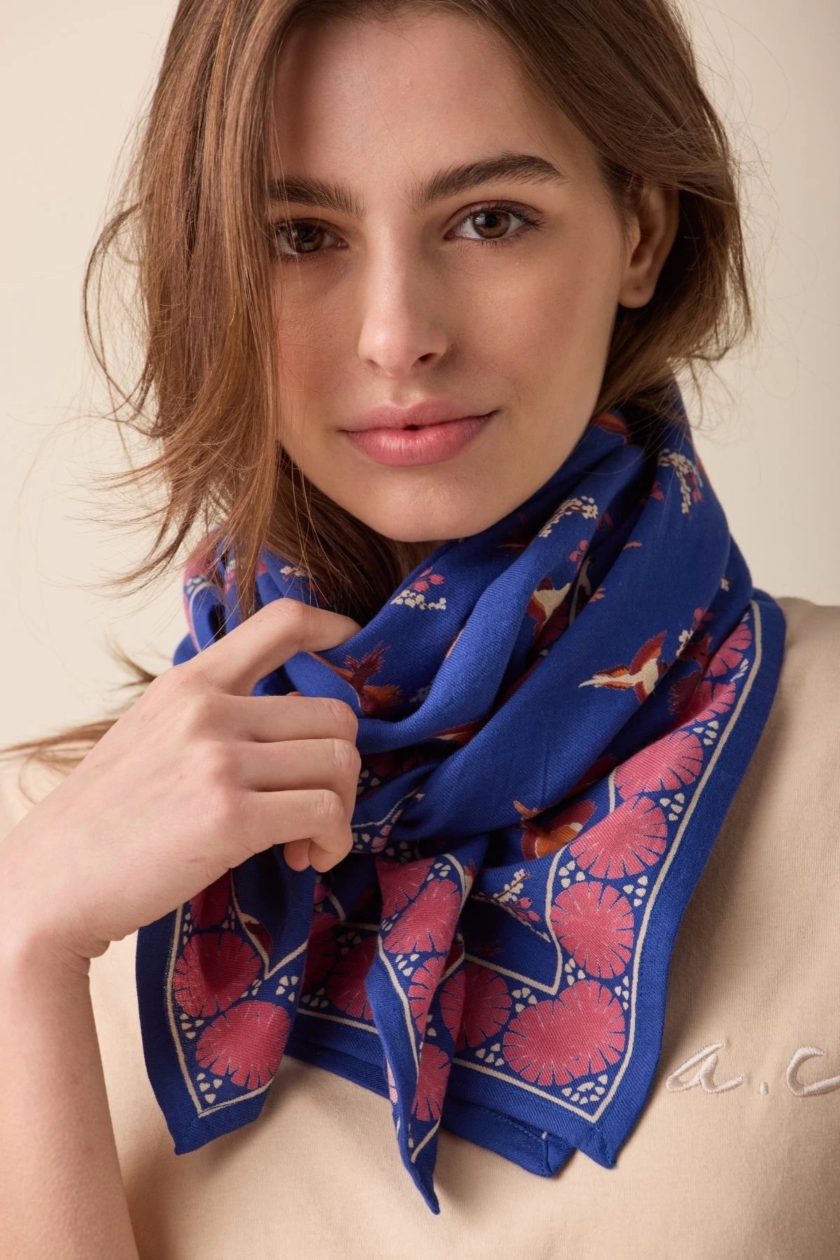 Big Latika Cherry Scarf