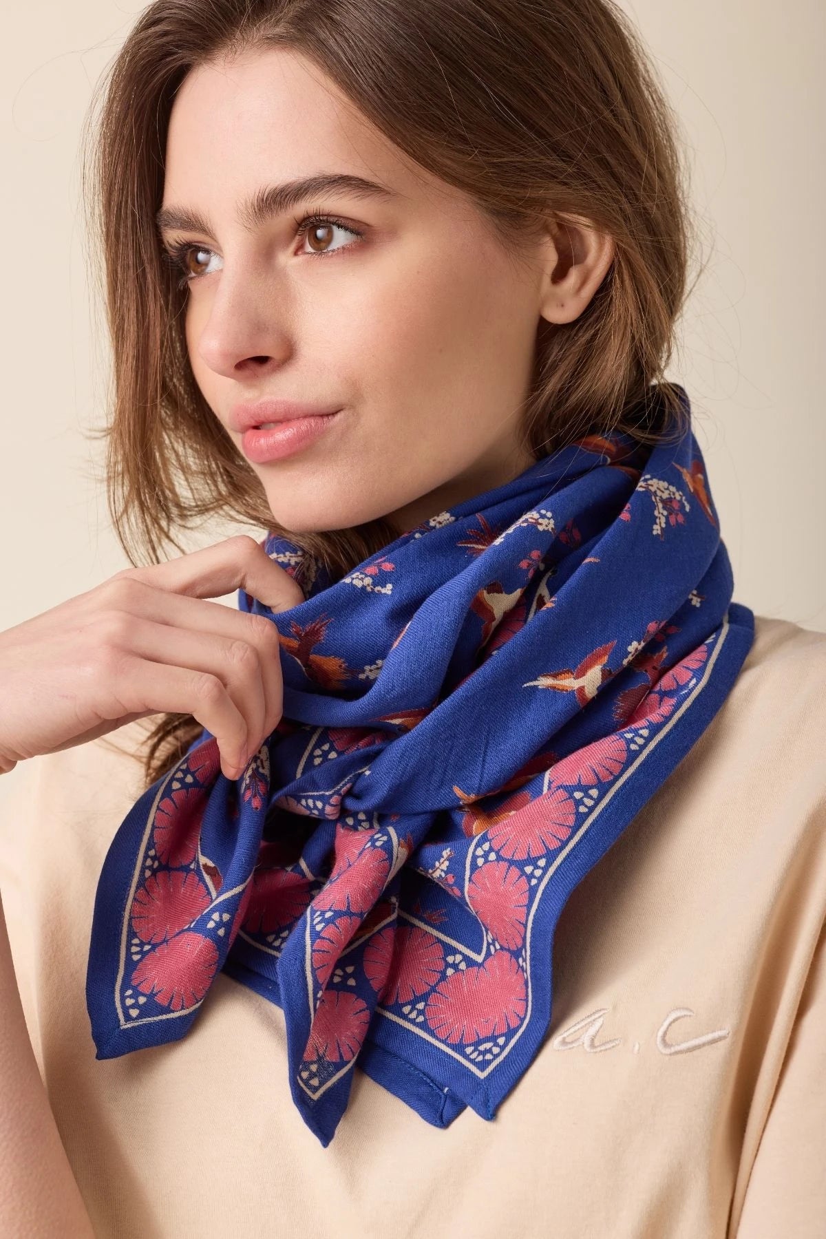 Big Latika Cherry Scarf