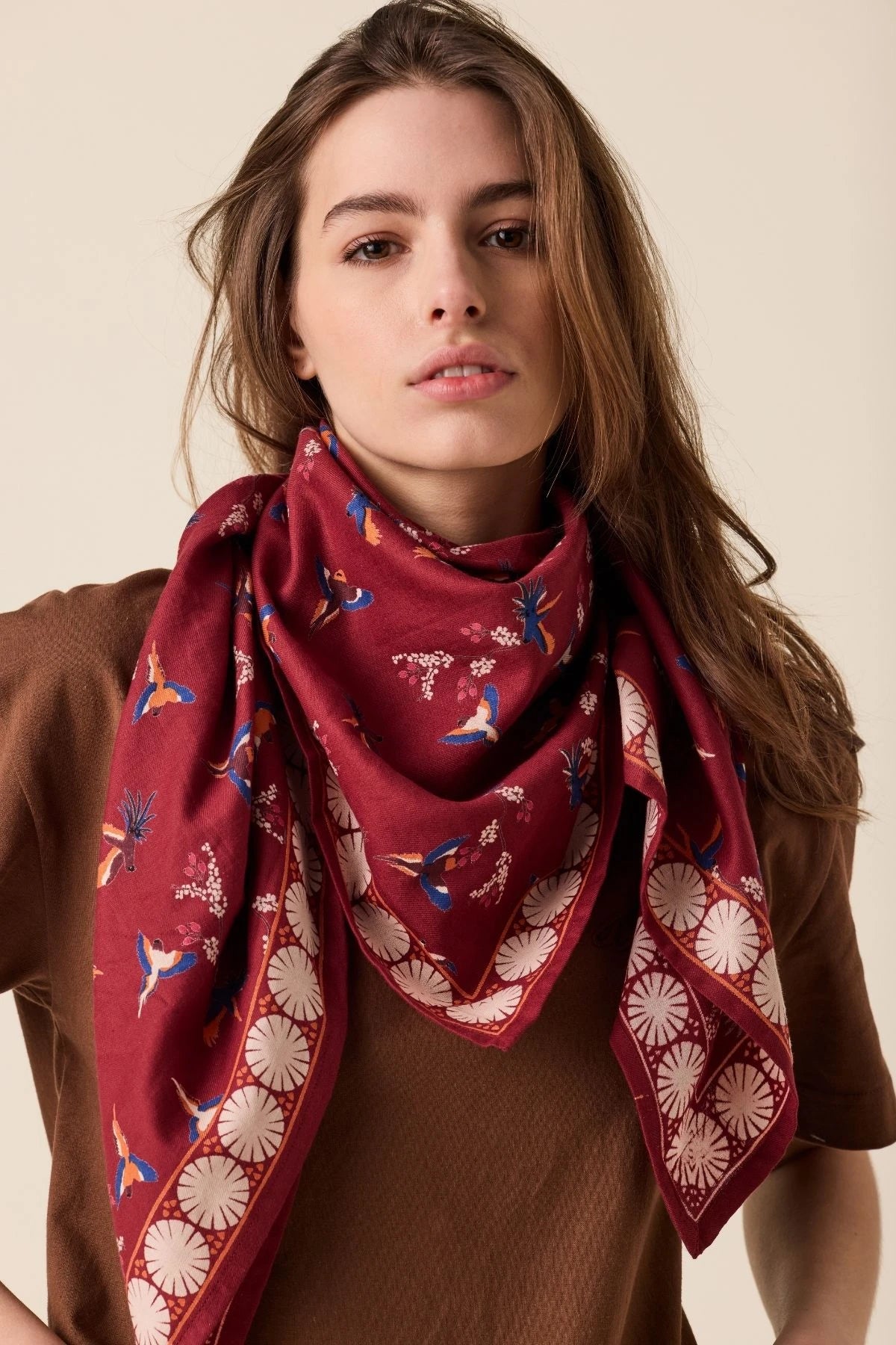 Big Latika Cherry Scarf