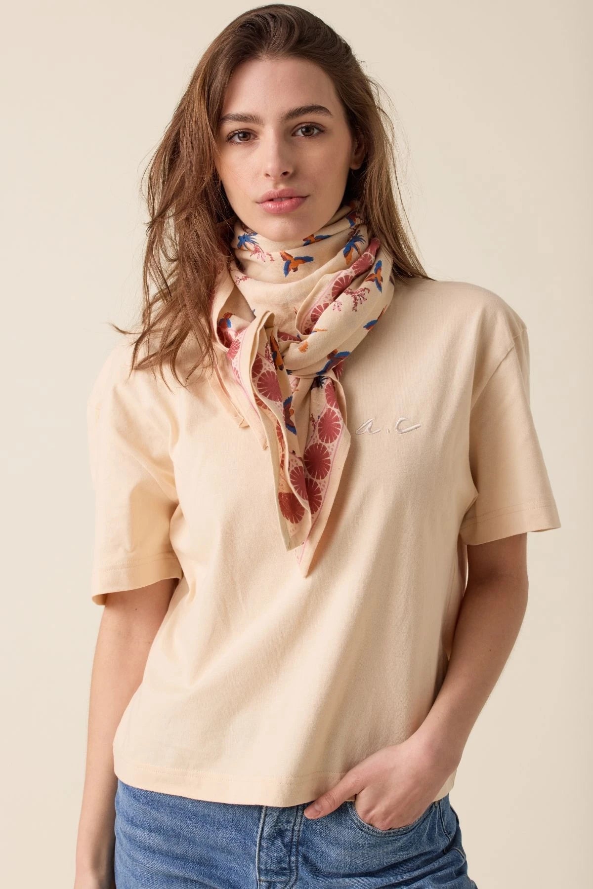 Big Latika Cherry Scarf