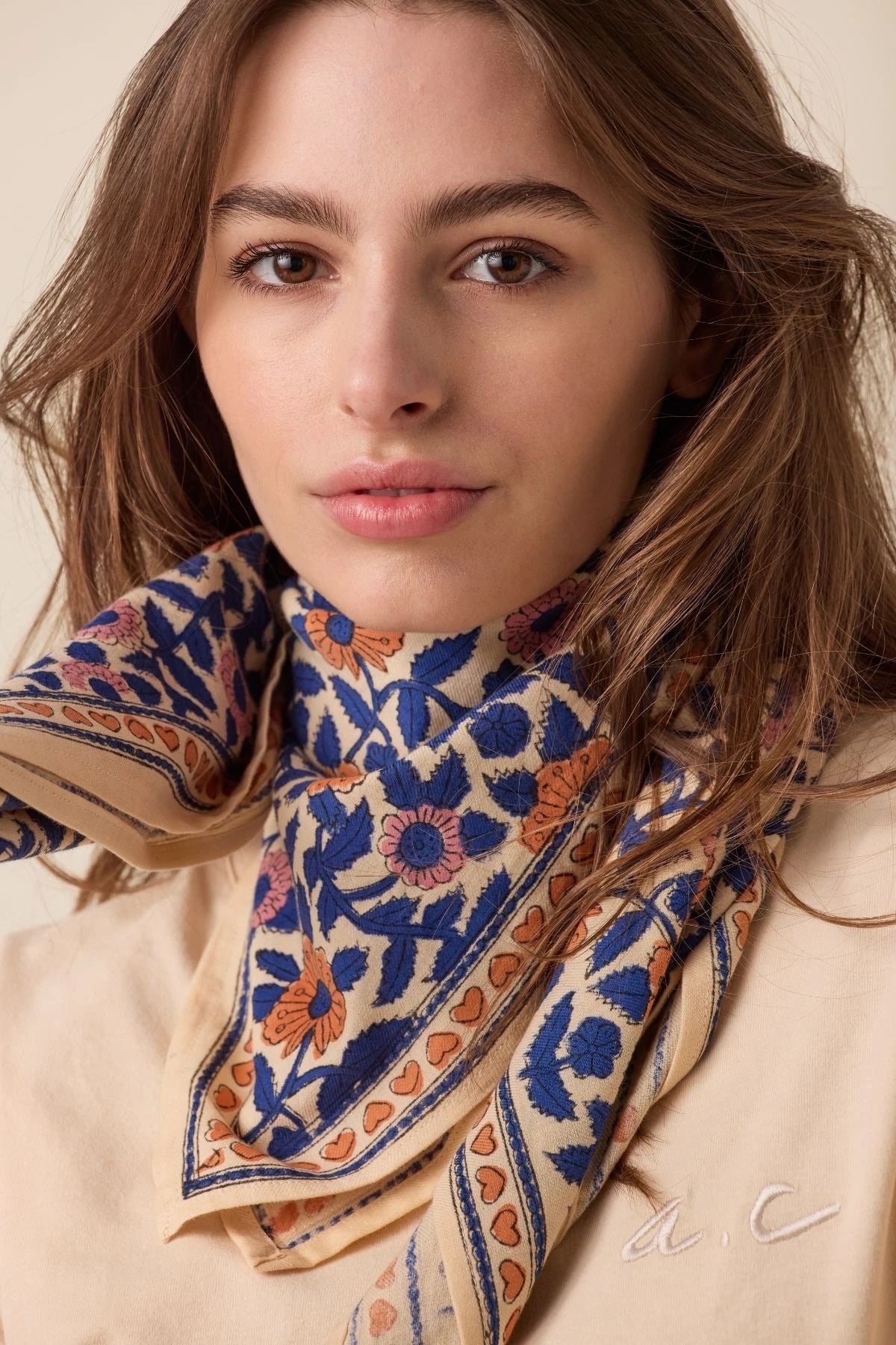 Large Latika Heart Scarf