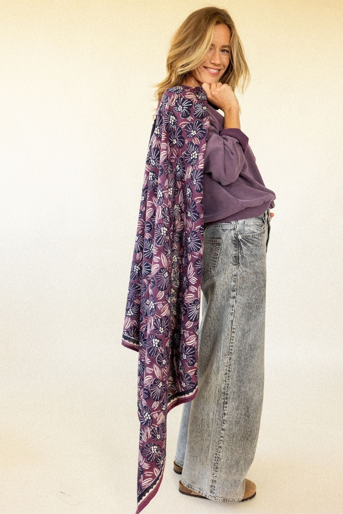Large Amaryllis Latika Scarf