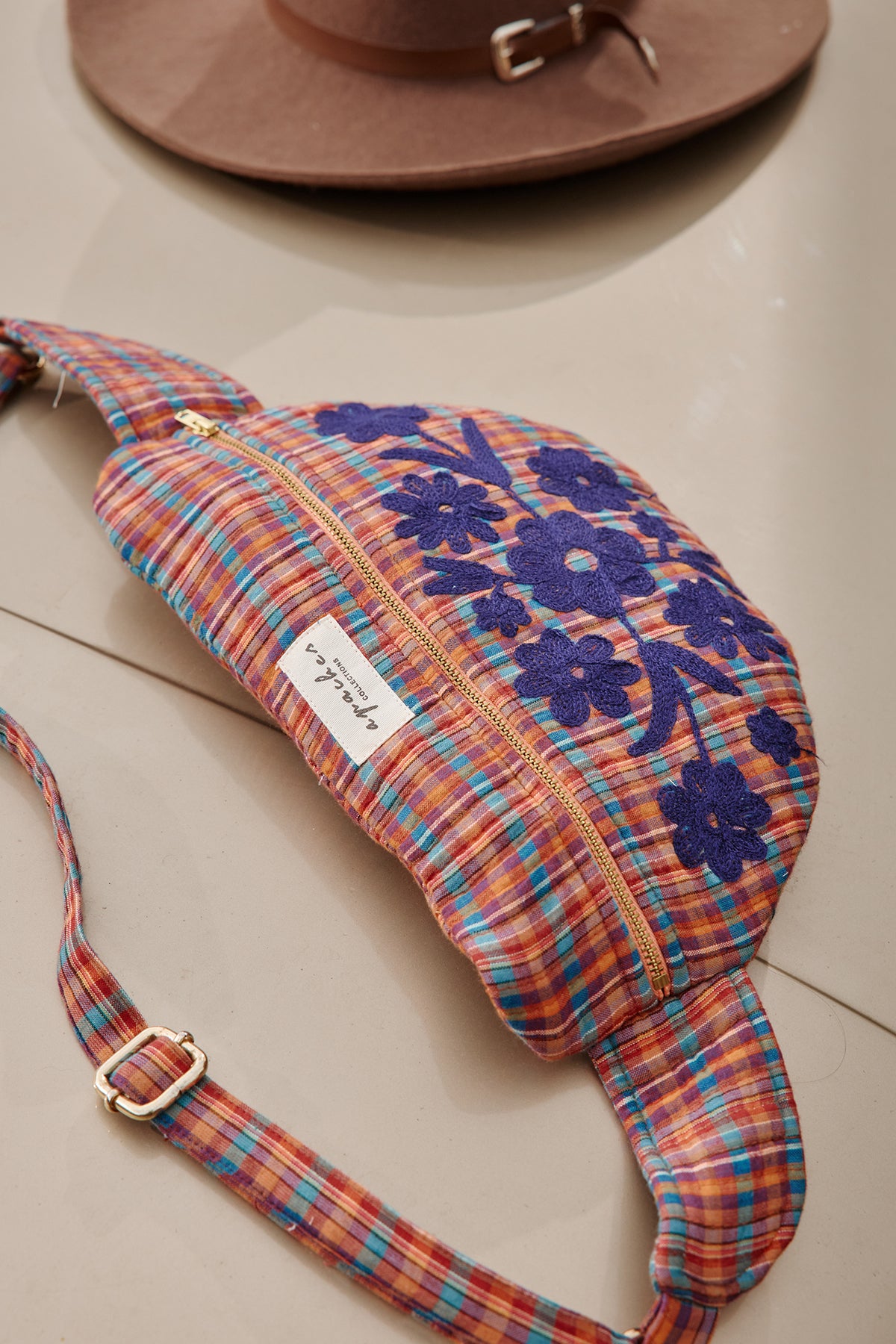Embroidered Khadai Belt Bag