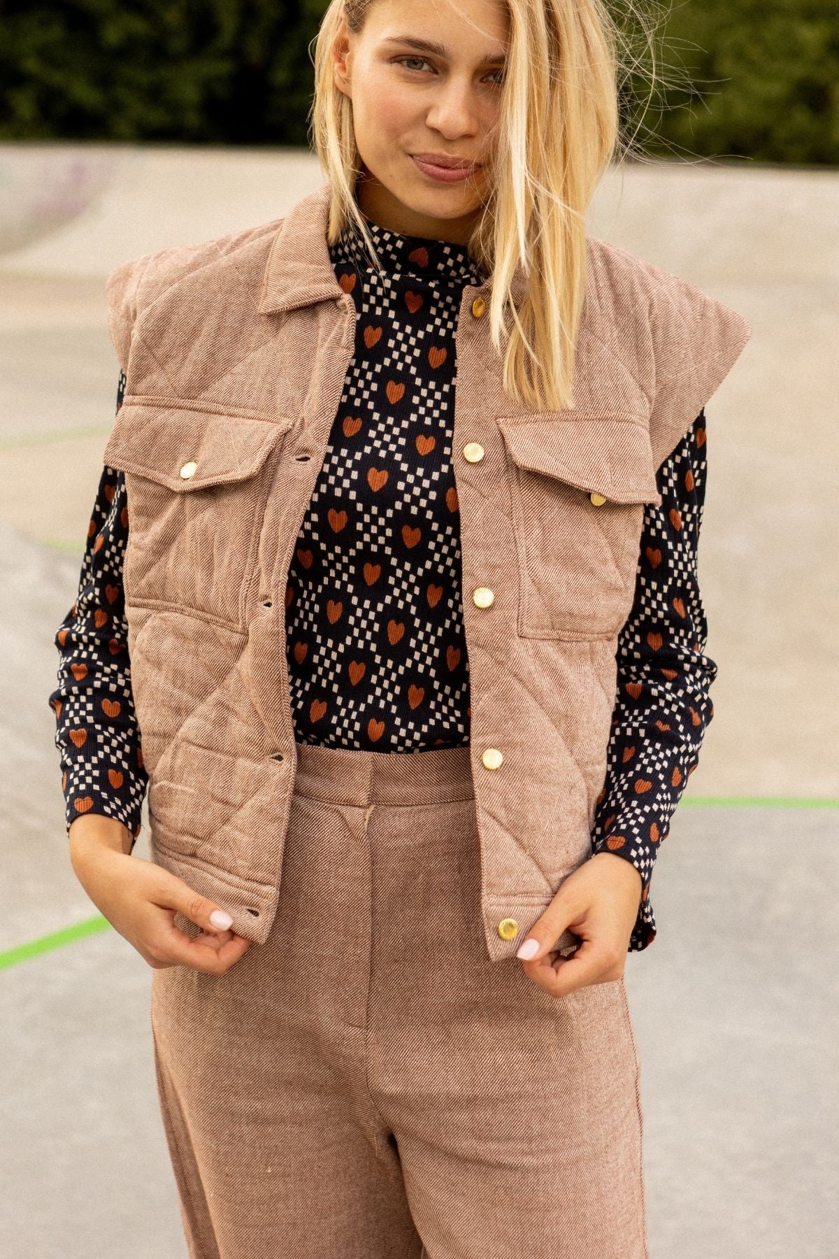 Vimil Sleeveless Jacket