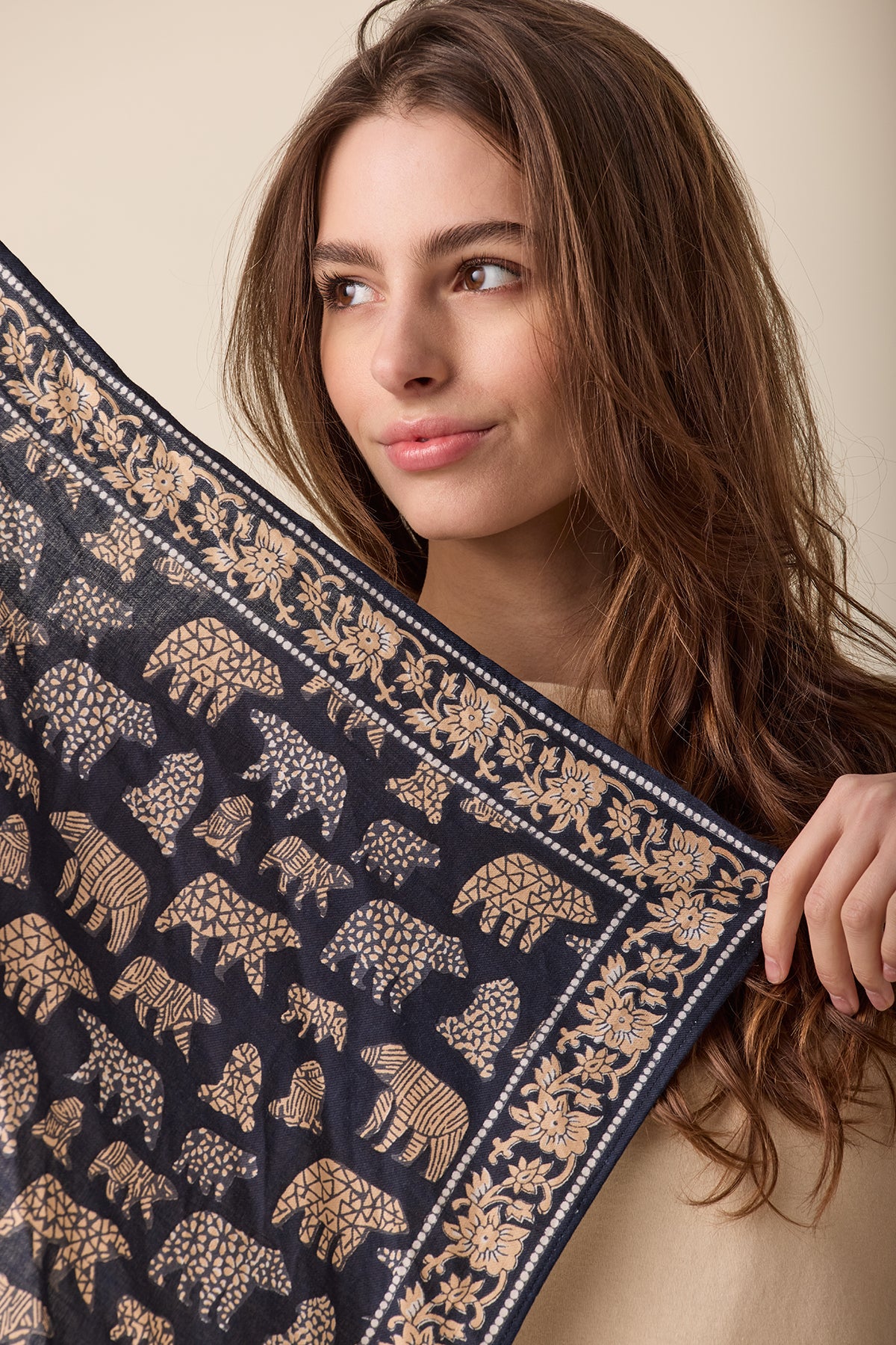 Imperfect Manika Small Scarf