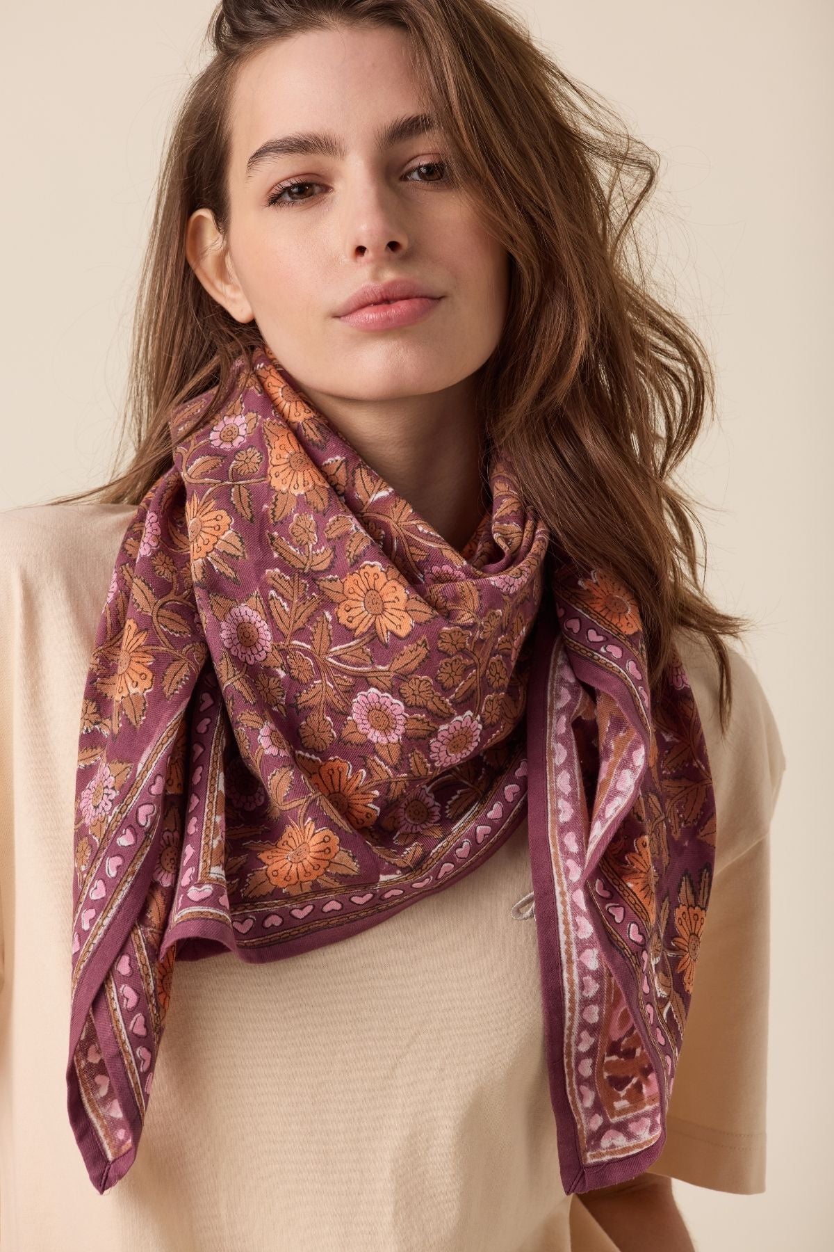 Big Latika Heart Scarf