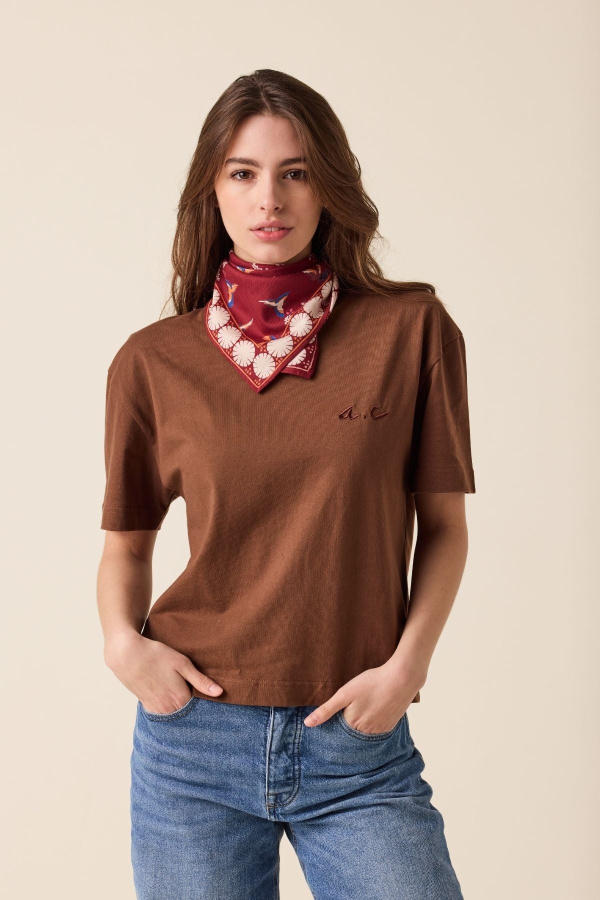 Small Manika Cherry Scarf