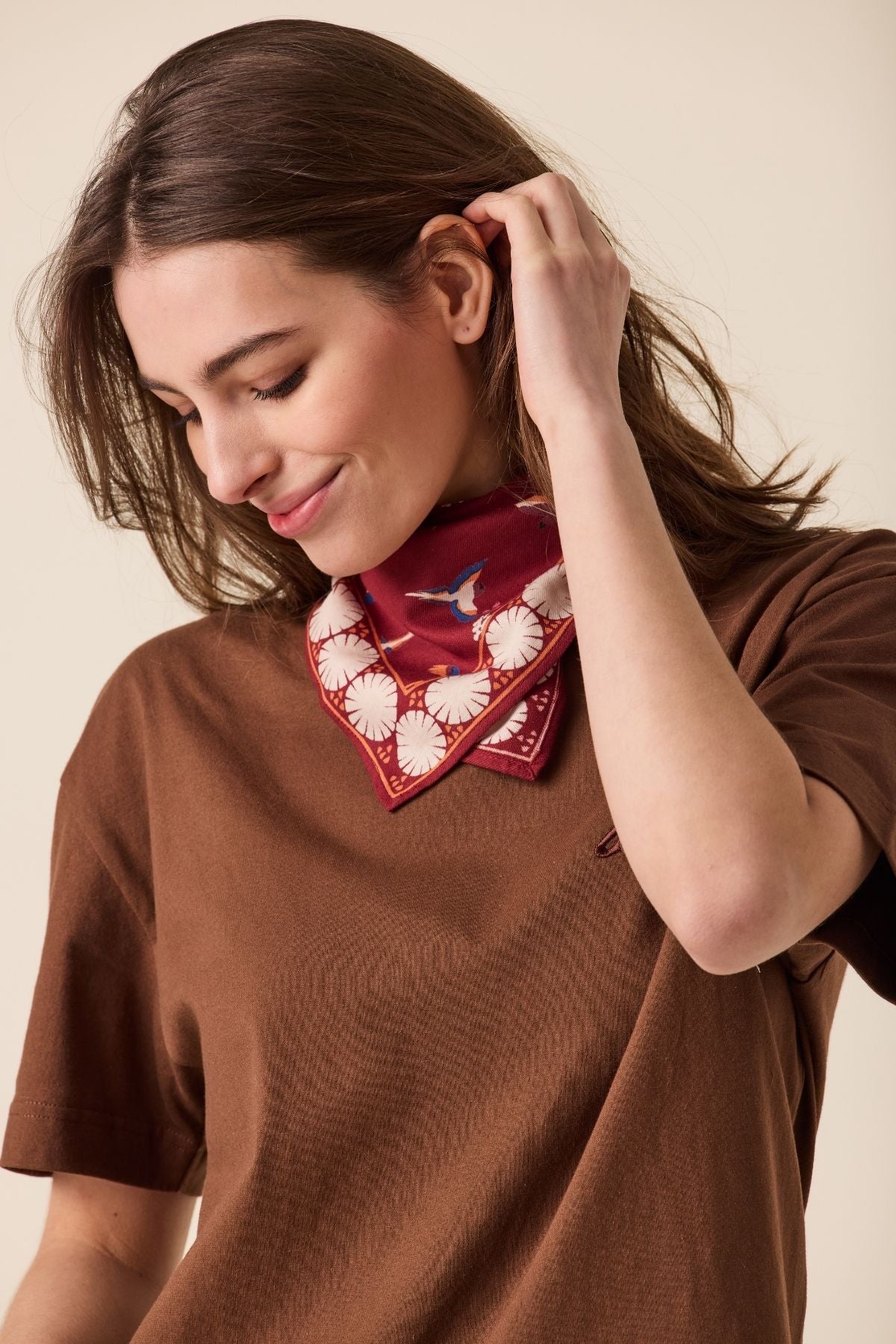 Small Manika Cherry Scarf