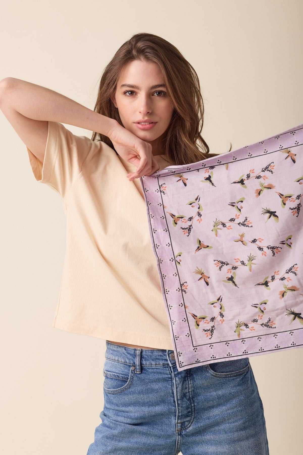 Small Cherry Manika Scarf
