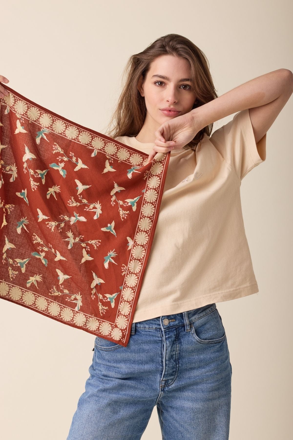 Small Cherry Manika Foulard