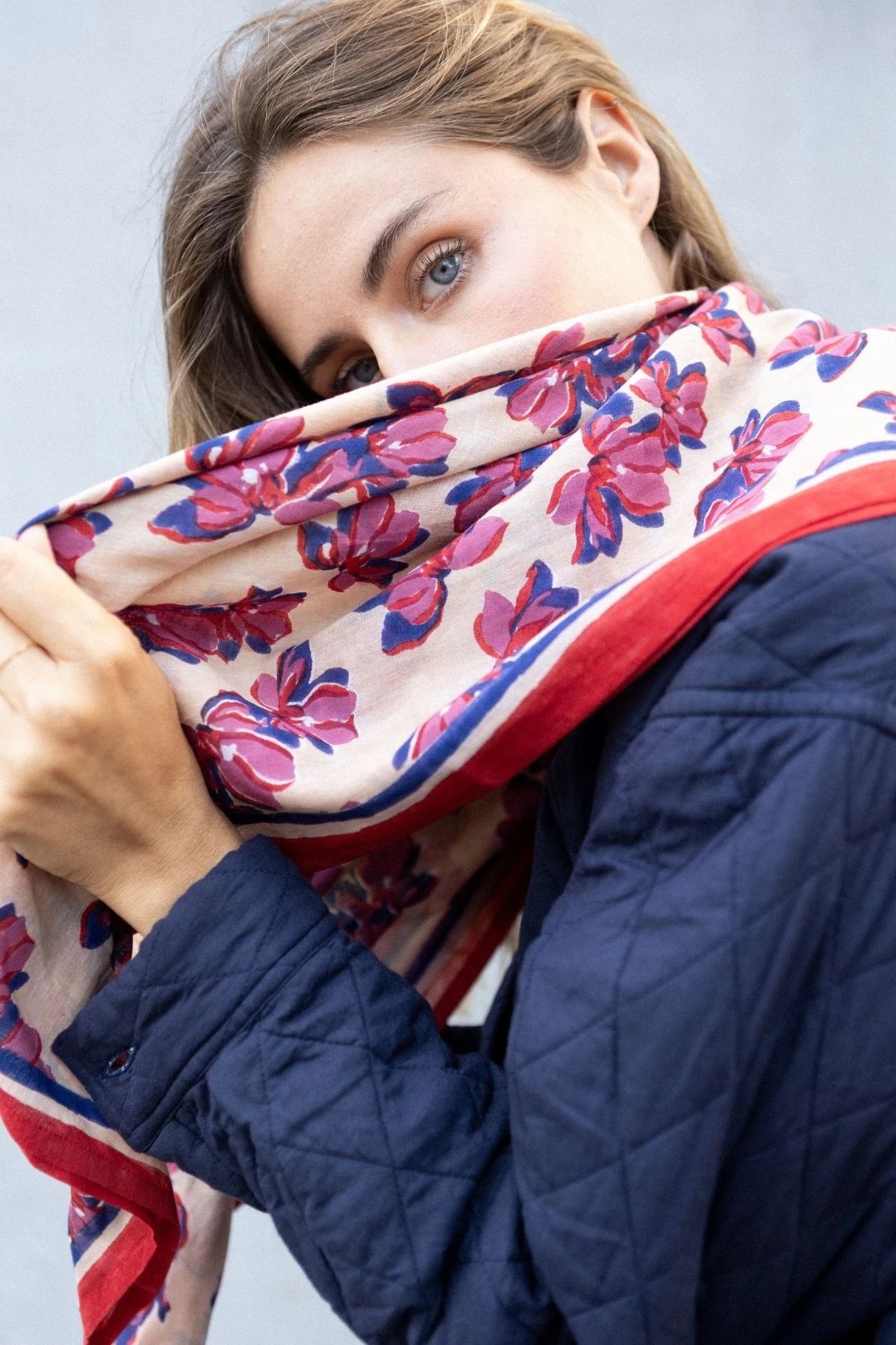 Large Purple Dupatta Scarf